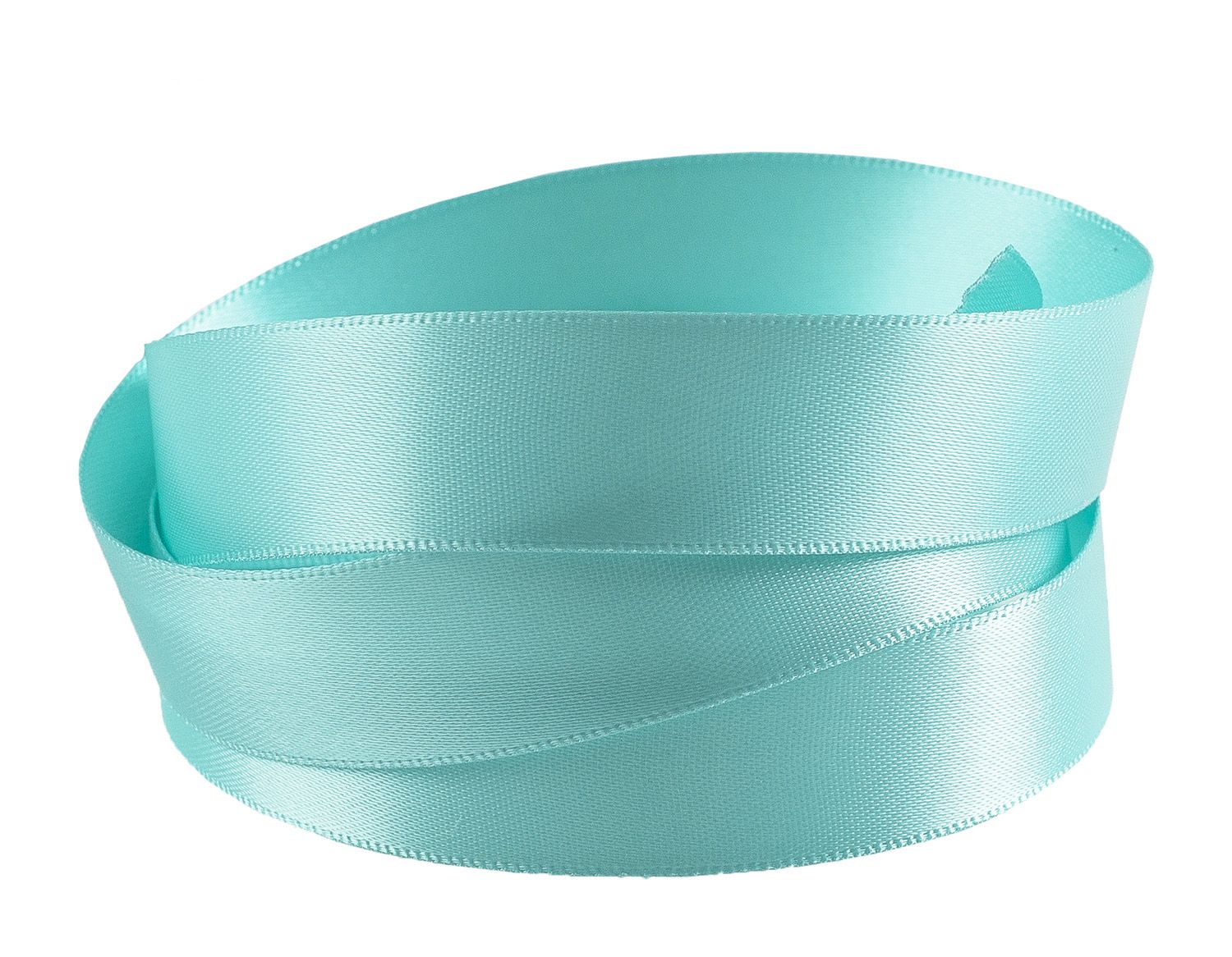 Ocean Blue Recycled Double Faced Satin Ribbon 20 metres x 15mm