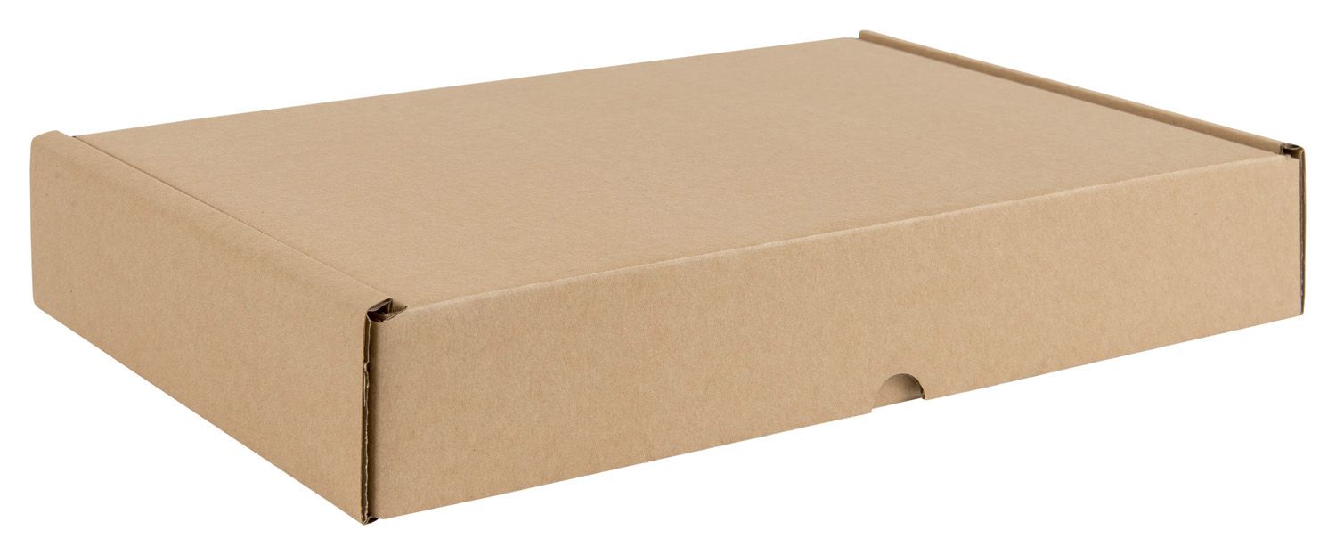 Kraft 1-Piece A4 Corrugated Postal Box
