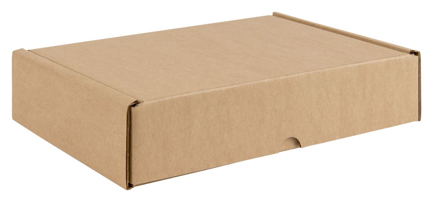 Kraft 1-Piece A5 Corrugated Postal Box
