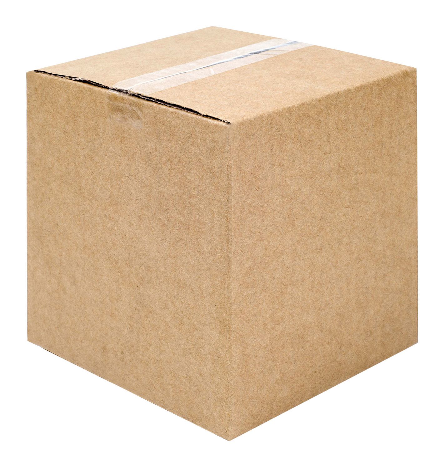 Kraft 1-Piece Cube Postal Box