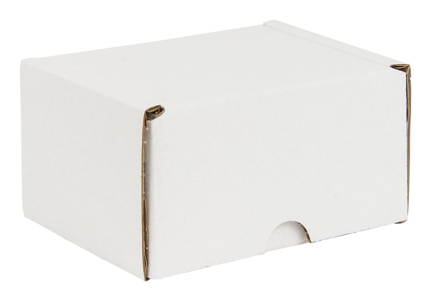 White Corrugated Postal Box 103mm length