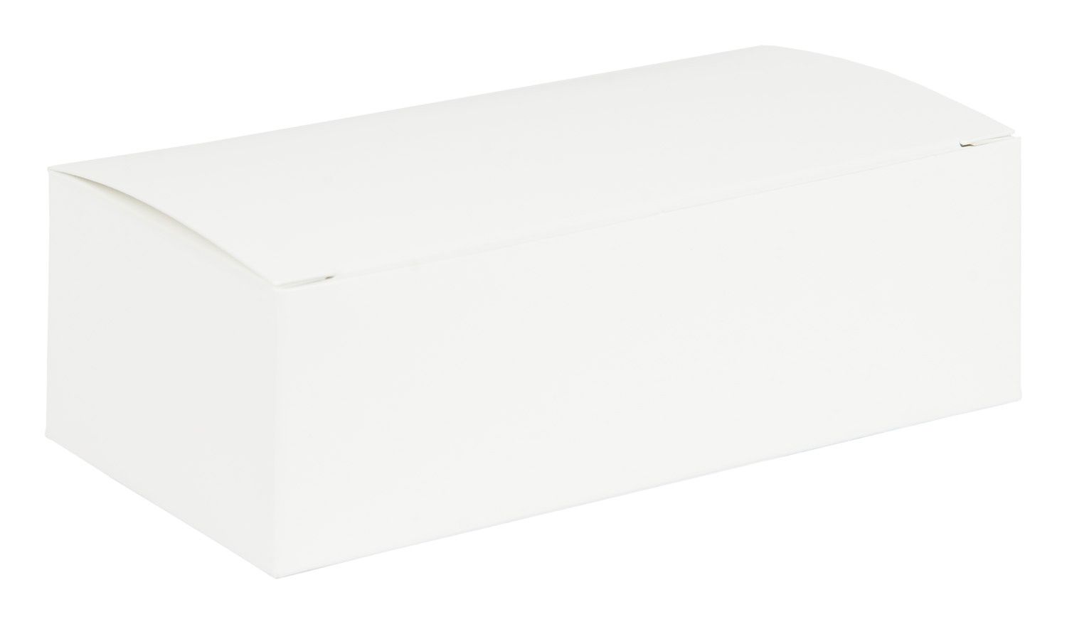 Small White Gloss 1-Piece Flat Packed Pop Up Gift Box