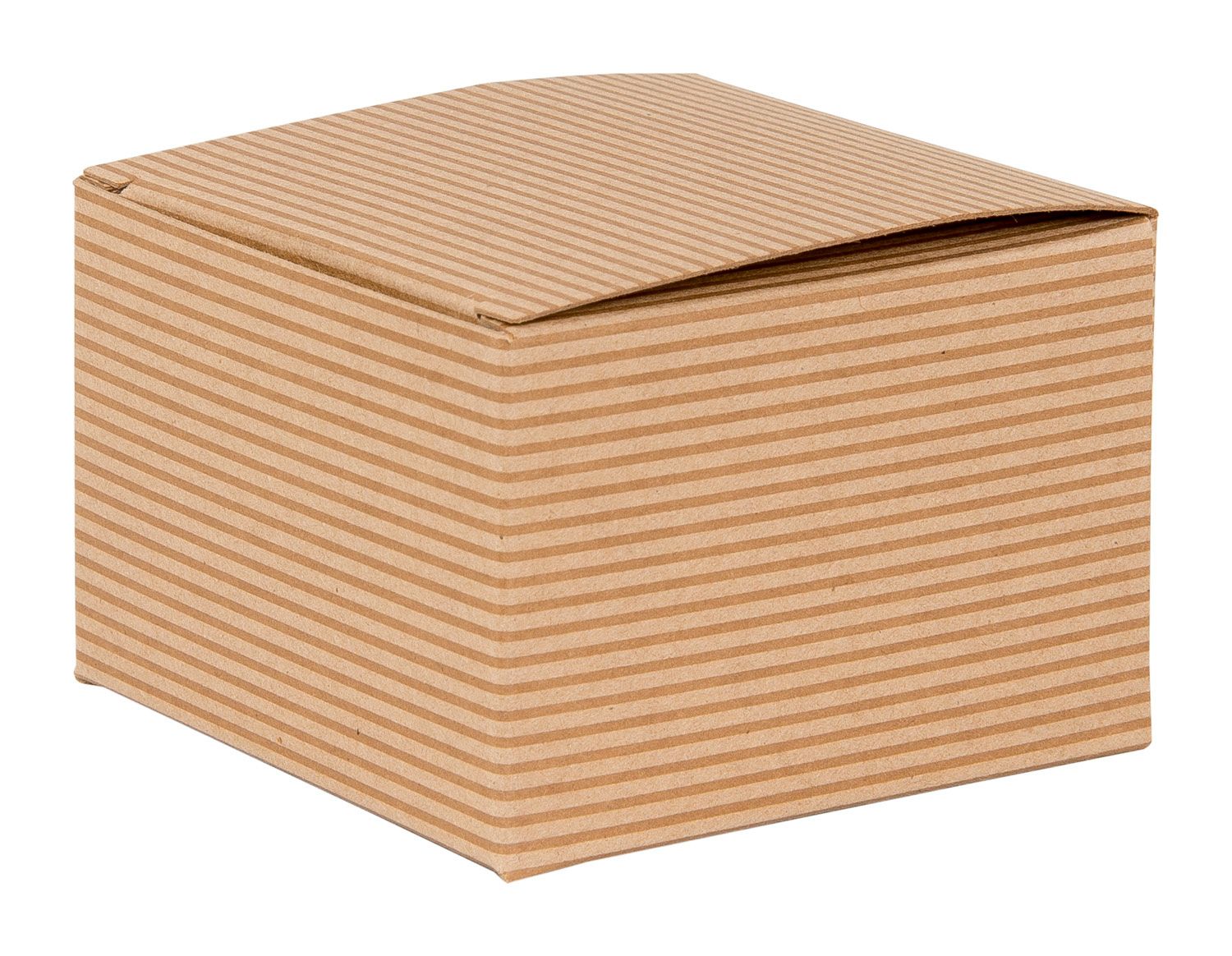 Brown Kraft Recycled Flat Packed Gift Box 75mm Width