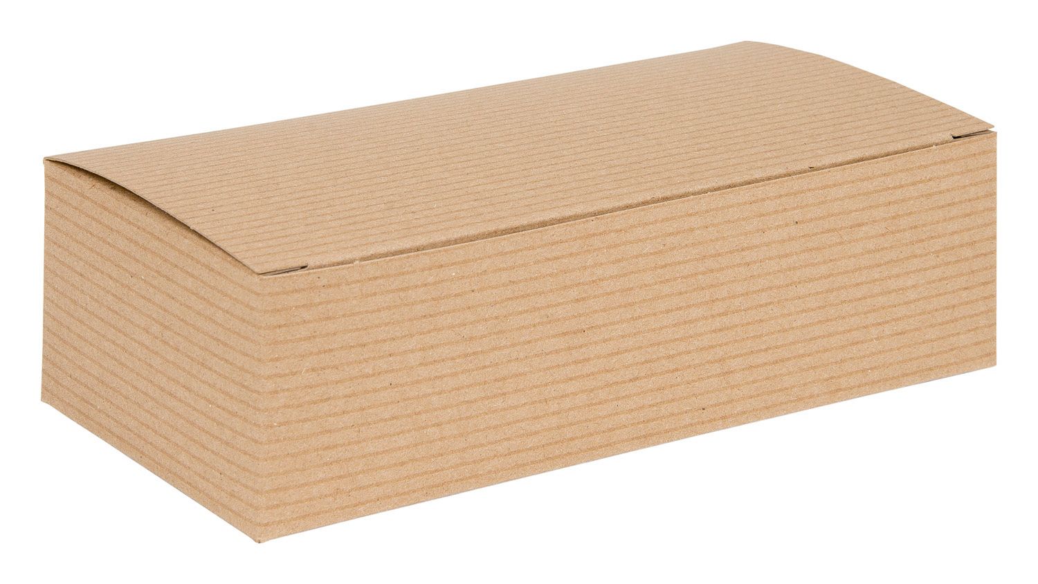 Brown Kraft Recycled 1- Piece Flat Packed Pop Up Gift Box