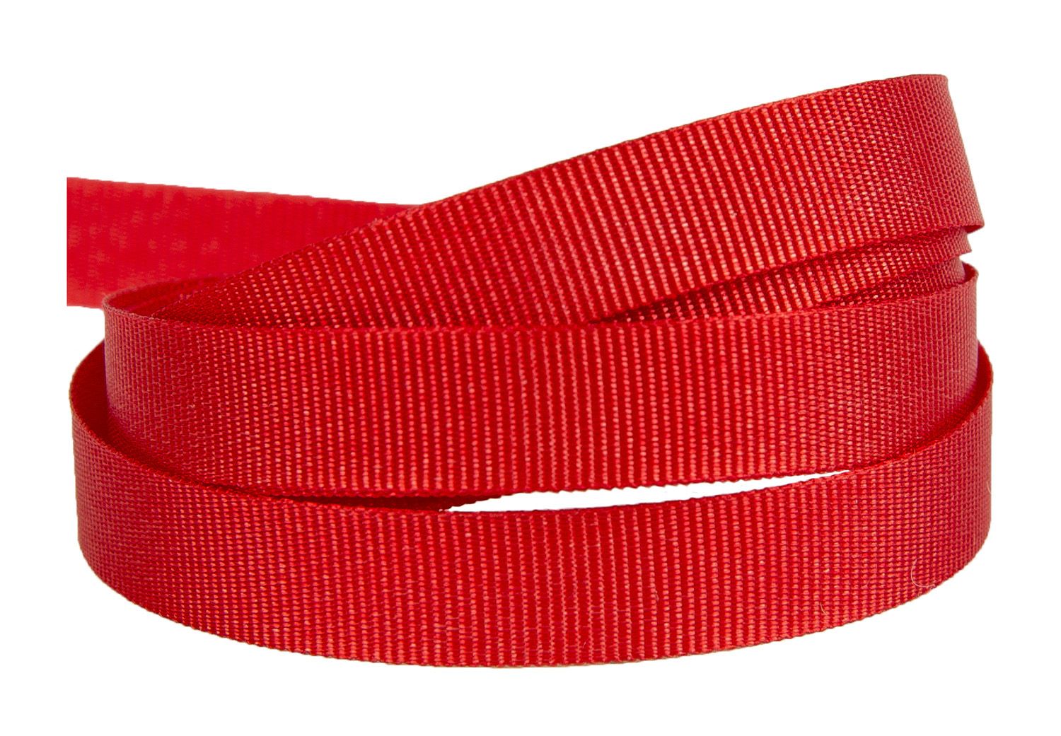 Passion Red Recycled Grosgrain Ribbon 20 metres x 10mm