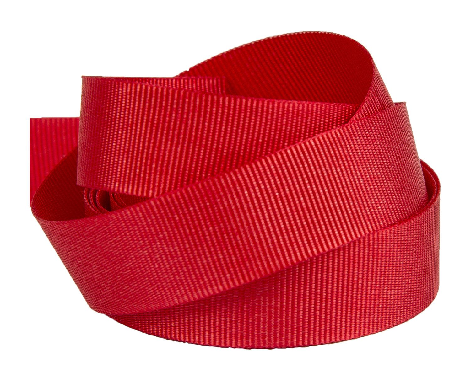 Passion Red Grosgrain Ribbon 20 metres x 15mm