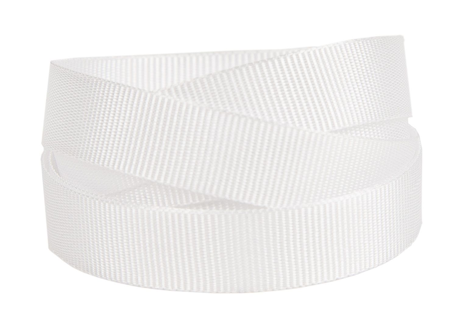 White Grosgrain Ribbon 20 metres x 10mm