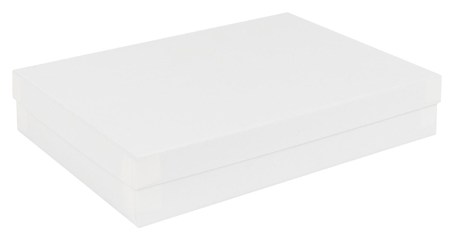 Kraft White Swirl Necklace Jewellery Gift Box