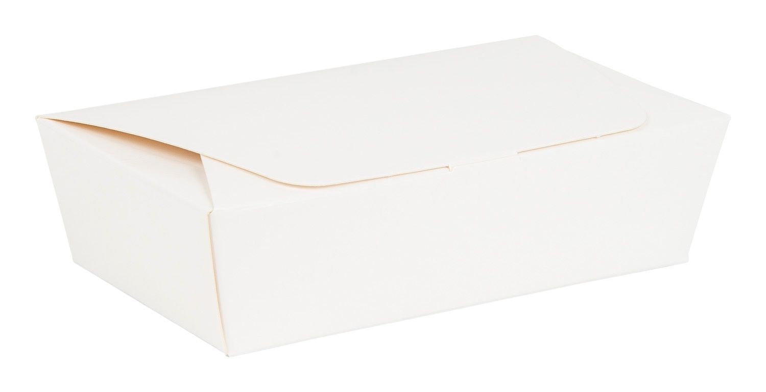 Chocolate and Fudge White Ballotin Gift Box