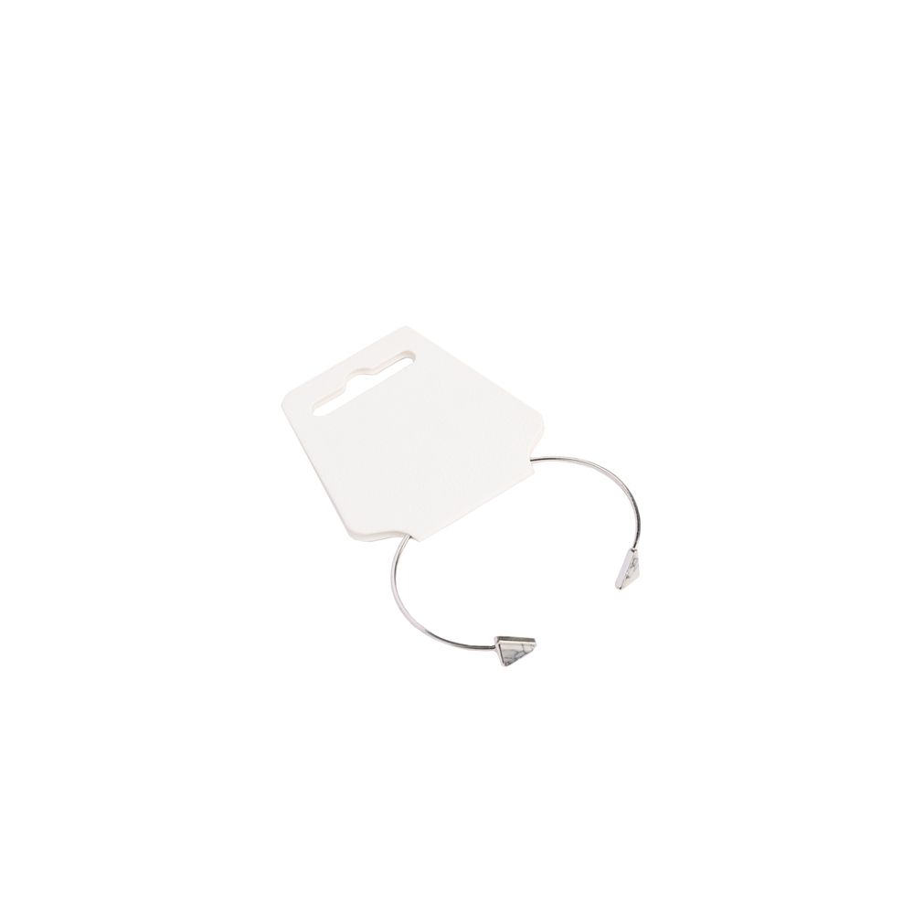 White Foldover Jewellery Cards for Bracelets - Pack of 100