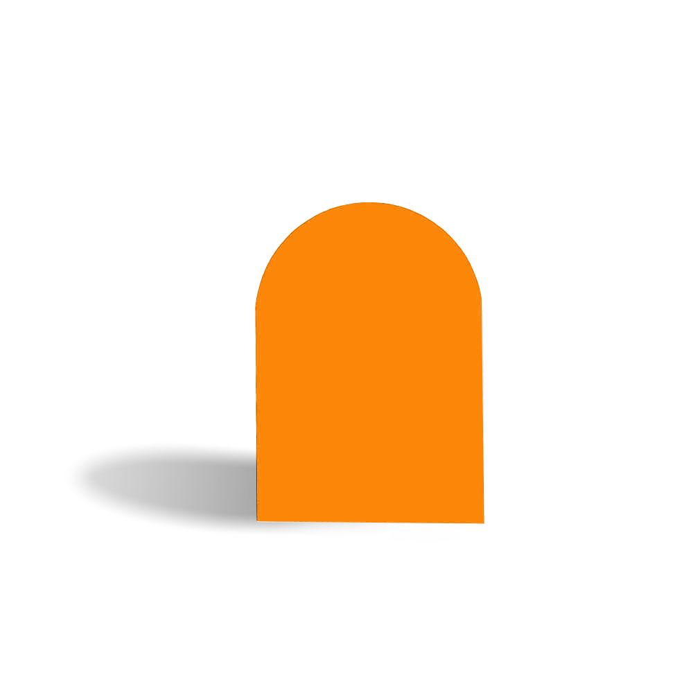 Plain Orange A6 Arch Note Card