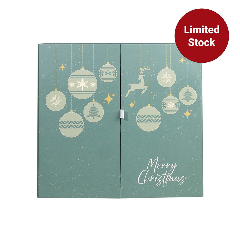 12 Days Green and Gold Advent Calendar