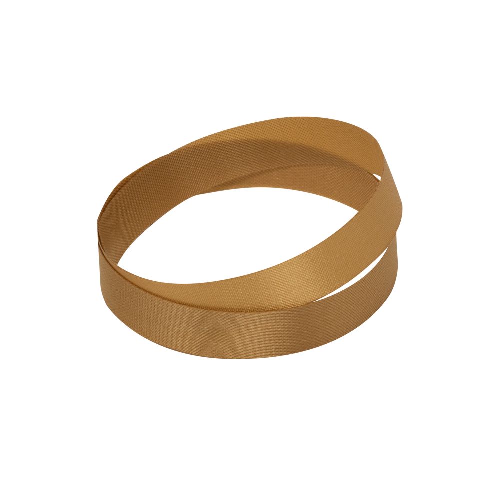 Dark Gold Wood Pulp Ribbon 50 metres x 10mm