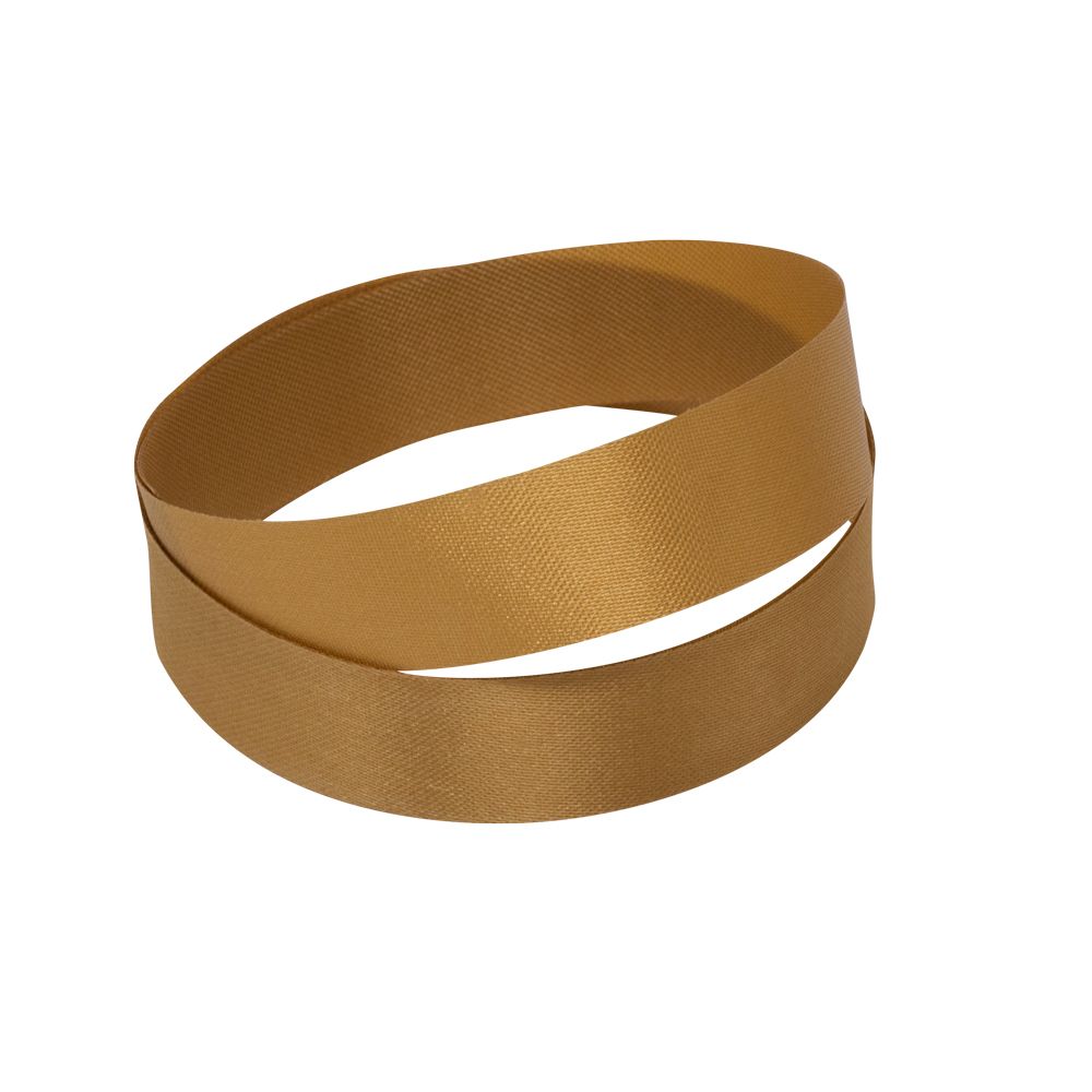 Dark Gold Wood Pulp Ribbon 50 metres x 15mm