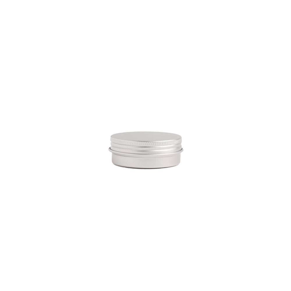 30ml Silver Round Aluminium Tin