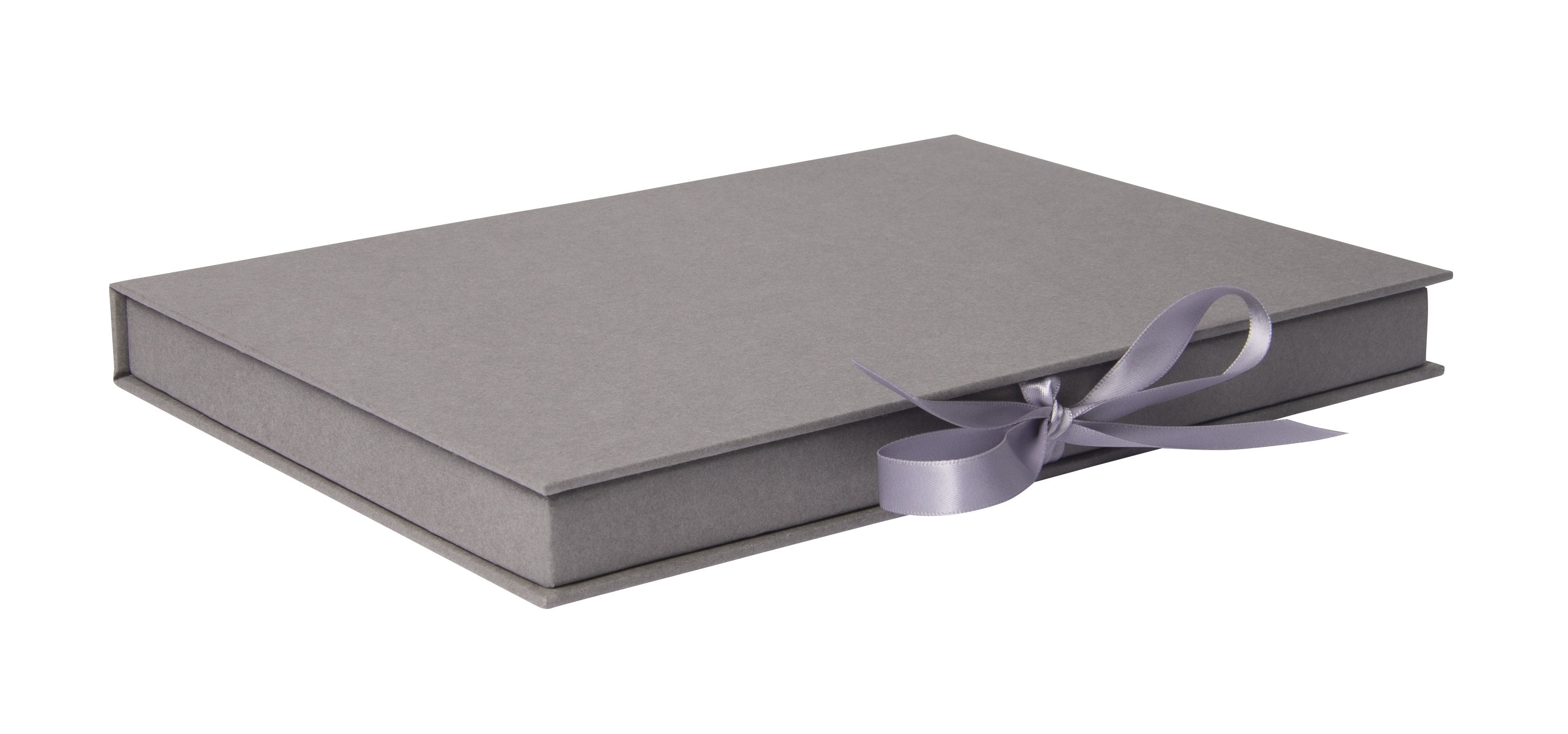 Luxury Thin Grey Book Style Gift Box