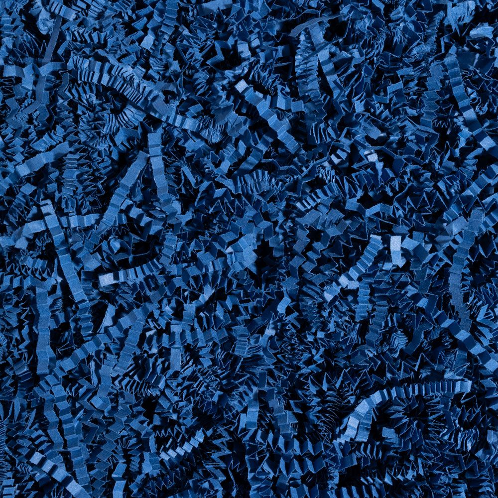 Navy Shredded Zig Zag Paper - 1kg
