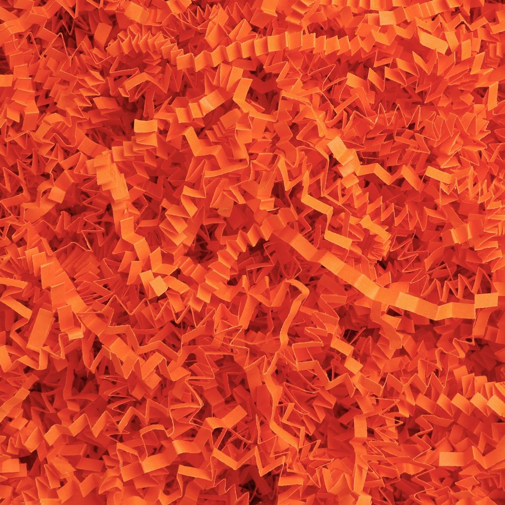 Orange Shredded Zig Zag Paper - 1kg