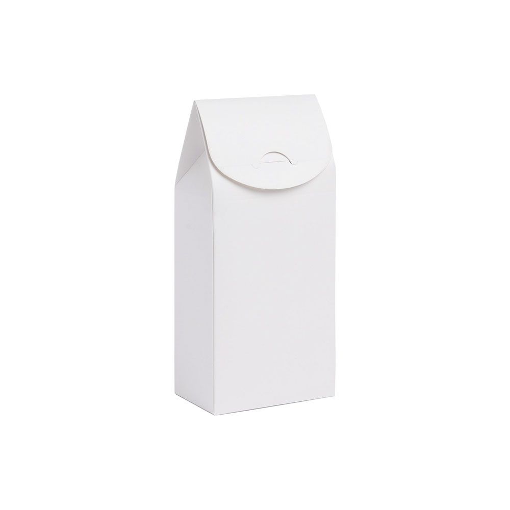 Large White Pinch Top Gift Pouch Box