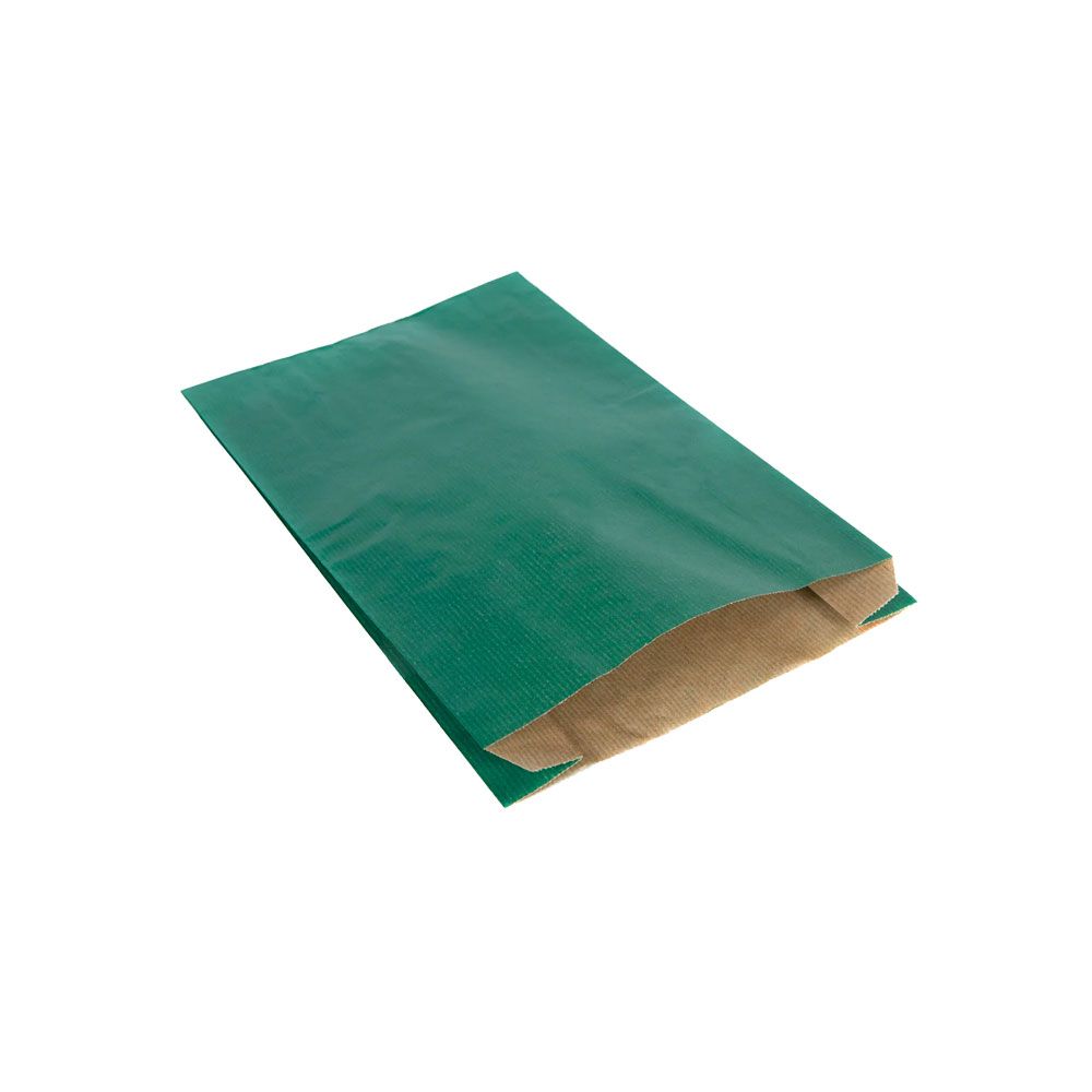 Pack of 100 Small Green Paper Counter Bags