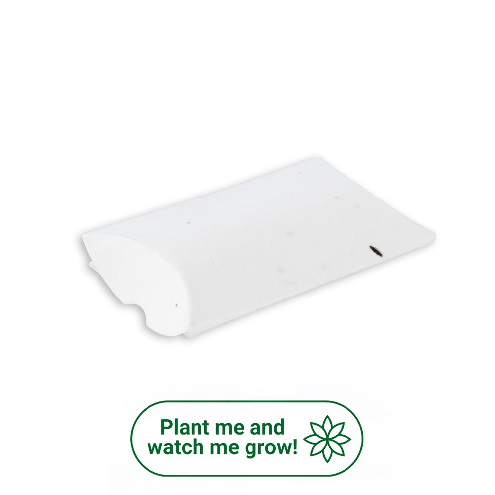 Small Flat-Pack Plantable Pillow Box