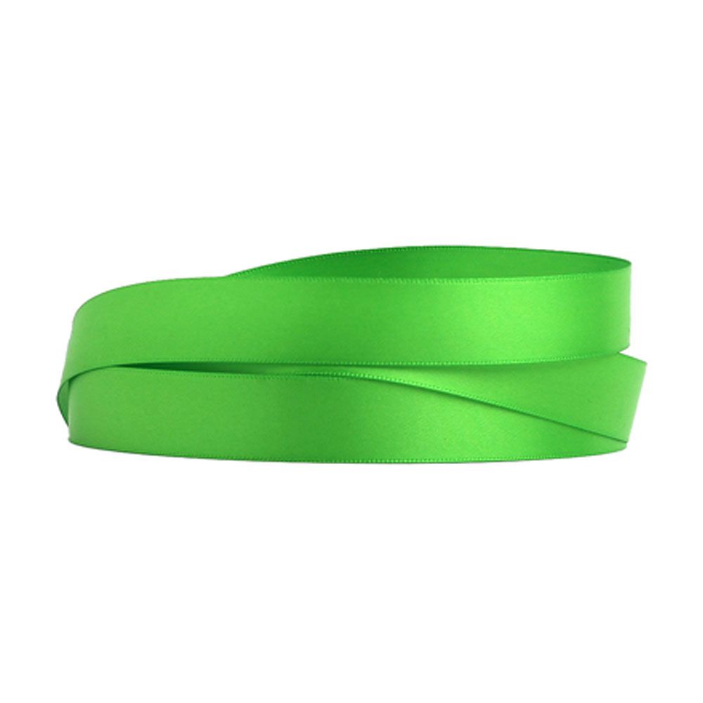 Kiwi Recycled Double Faced Satin Ribbon 20 metres x 15mm