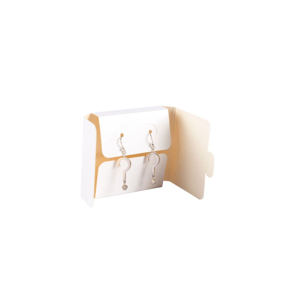 Earring Holder White Mailer