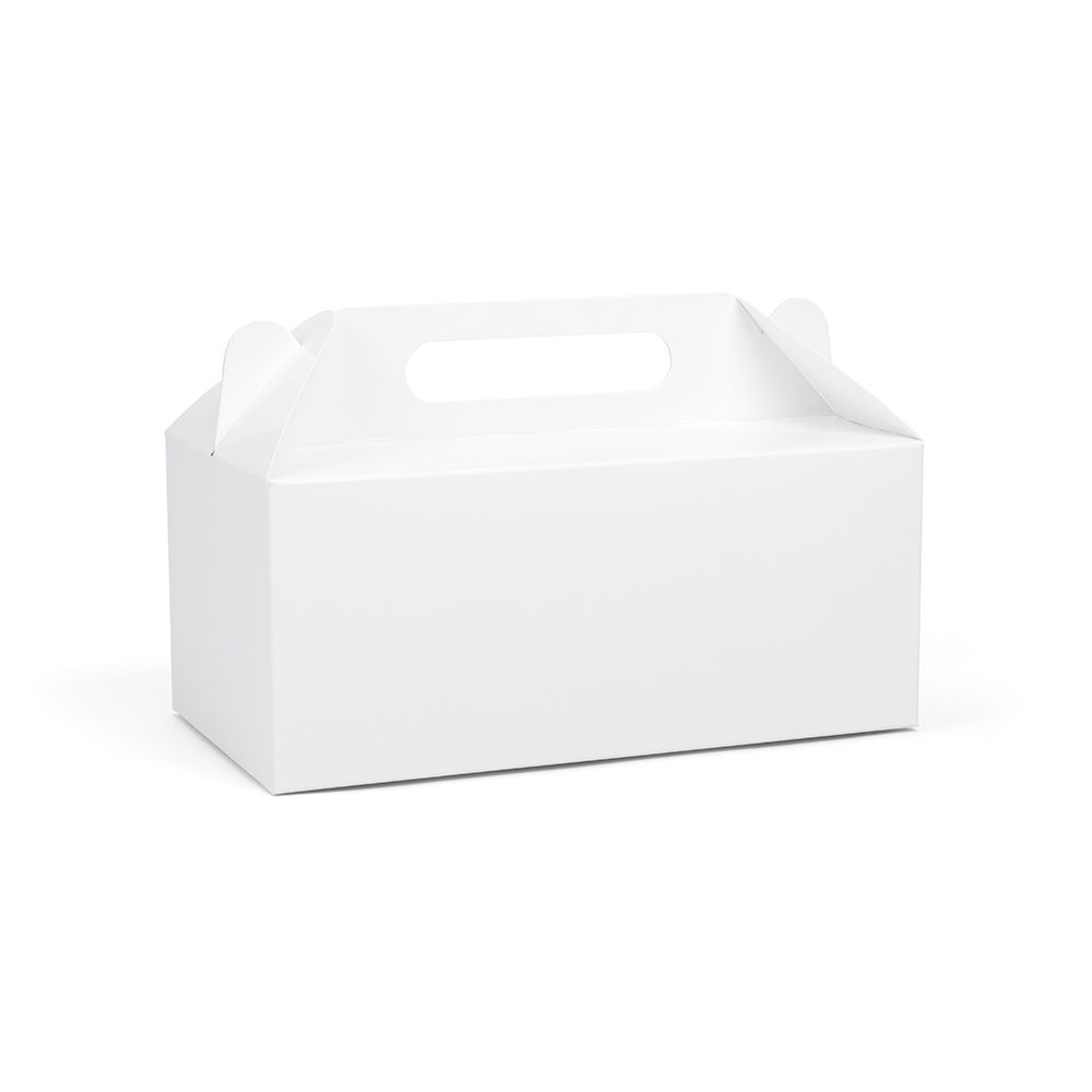 Large White Gable Box