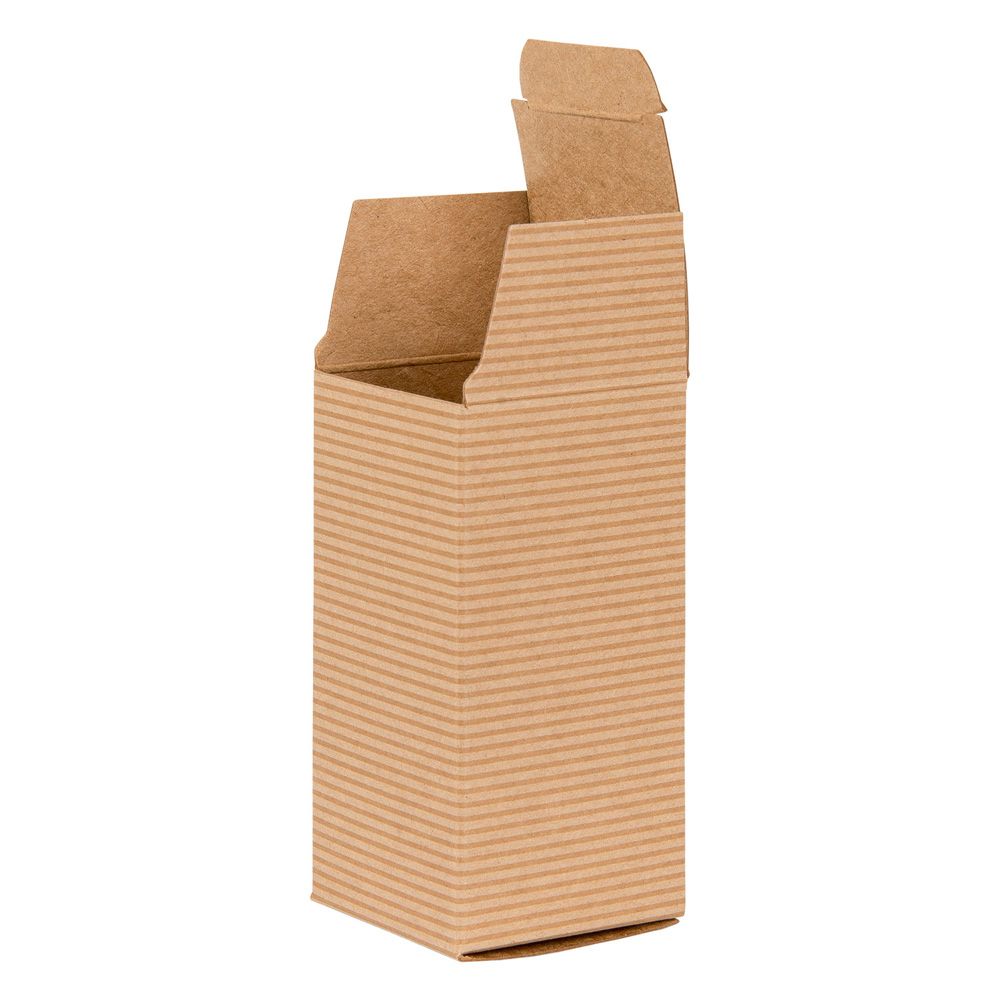 Brown Kraft Recycled Flat Packed Gift Box 100mm Depth
