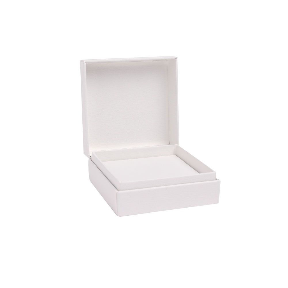 Luxury White Hinged Bangle Box