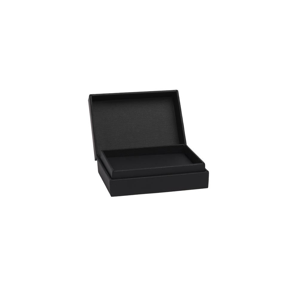 Luxury Black Hinged Earring Box