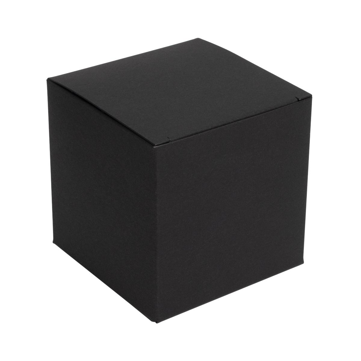 One Piece Black Flat-Pack Candle Box