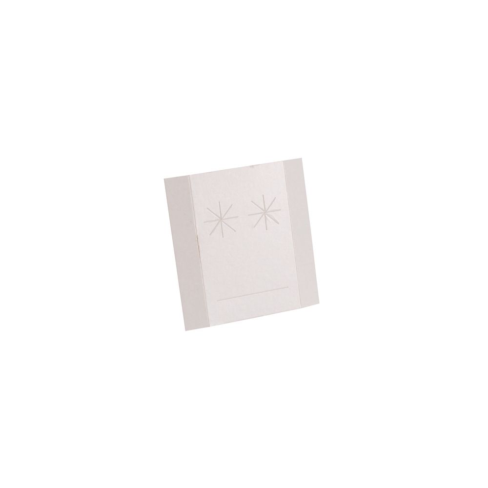 Small White Multi-Purpose Earring Card Insert