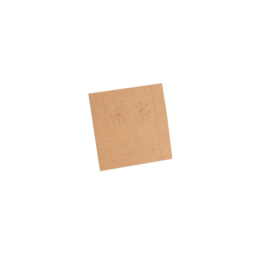 Small Kraft Multi-Purpose Earring Card Insert