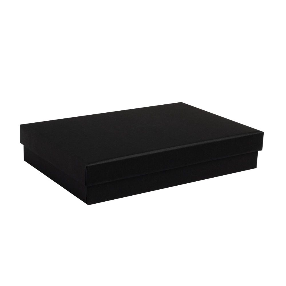 Essentials Medium Black Kraft Multi-Purpose Gift Box