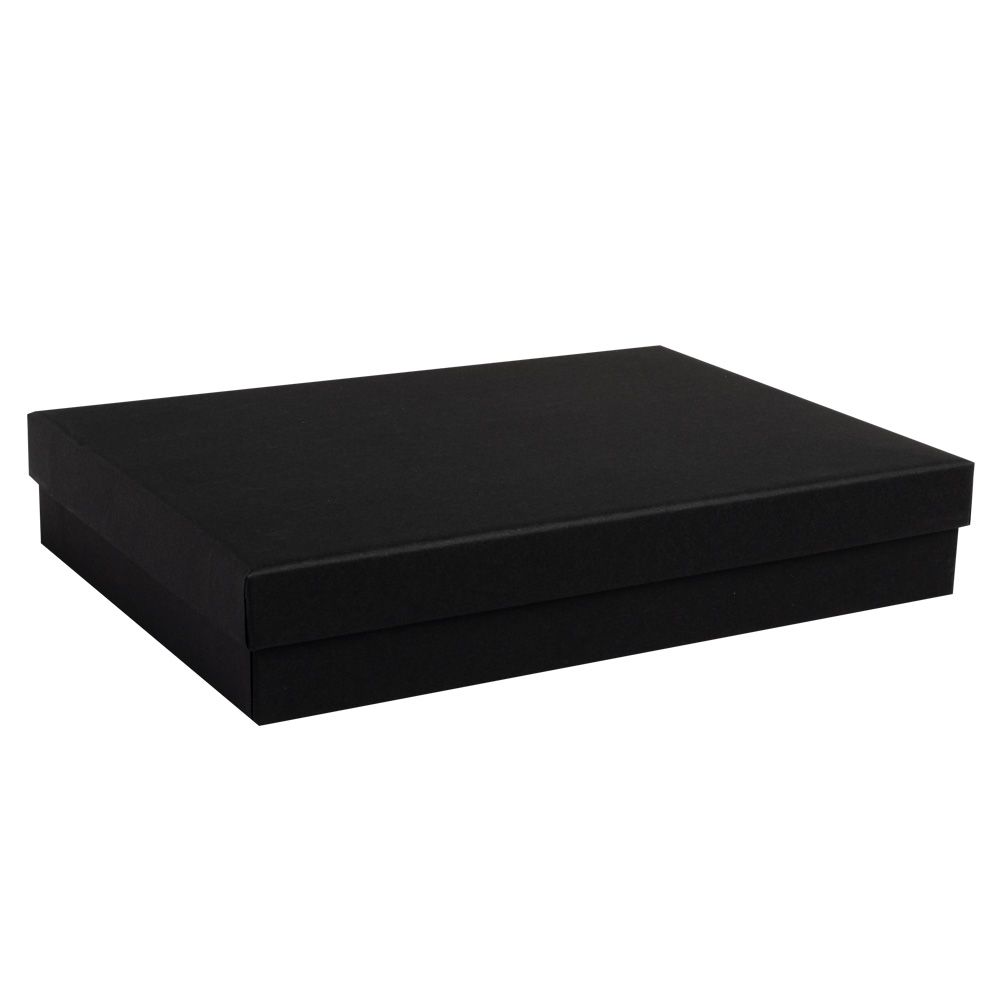 Essentials Large Black Kraft Multi-Purpose Gift Box