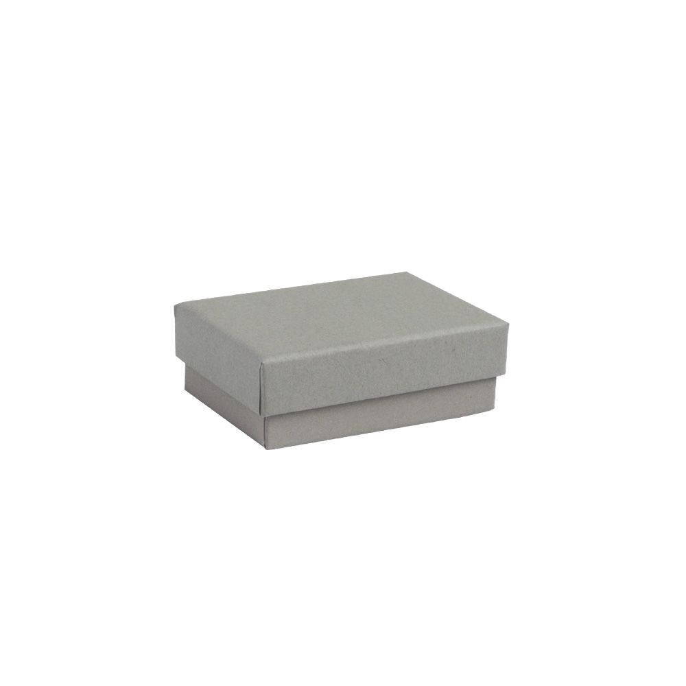 Essentials Grey Kraft Small Earring Jewellery Gift Box