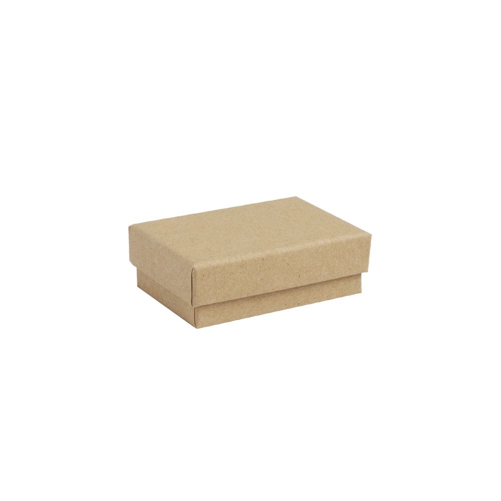 Essentials Kraft Small Earring Jewellery Gift Box - Foam Insert