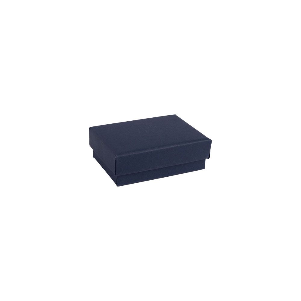 Essentials Navy Kraft Small Earring Jewellery Gift Box