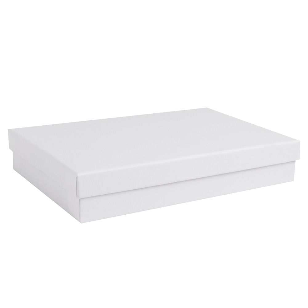 Essentials Large White Kraft Multi-Purpose Gift Box