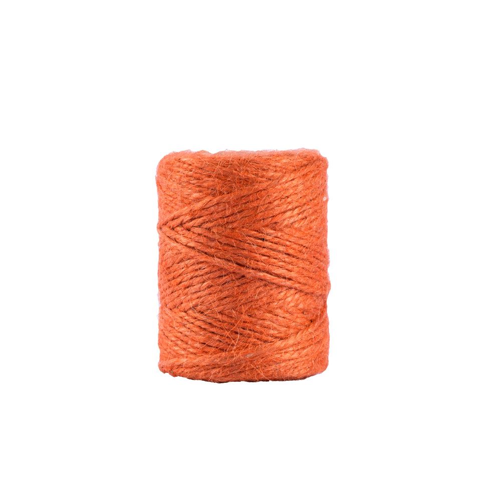 Orange Jute Twine 50 metres