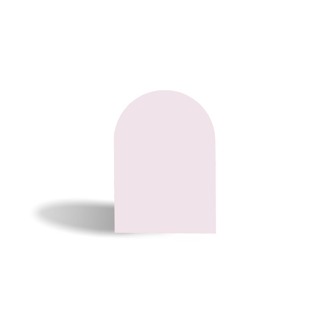 Plain Blush Pink A6 Arch Note Card