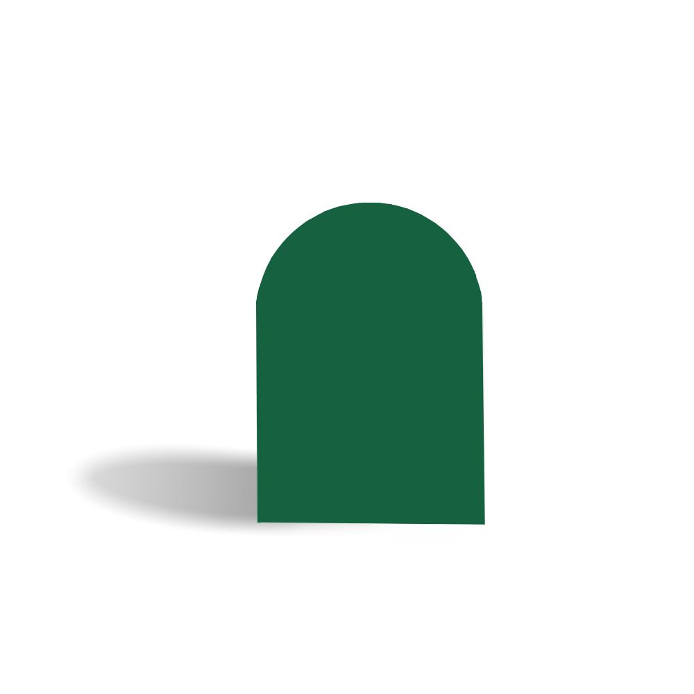 Plain Evergreen A6 Arch Note Card