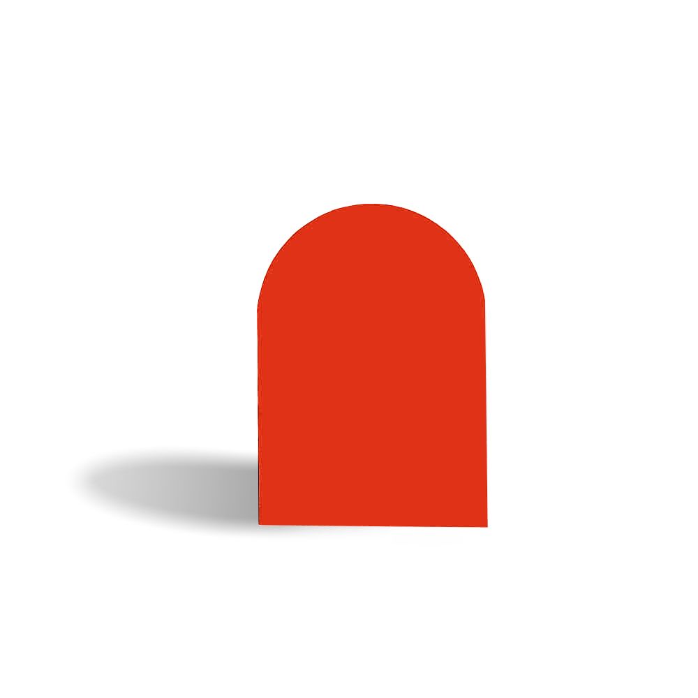 Plain Red A6 Arch Note Card