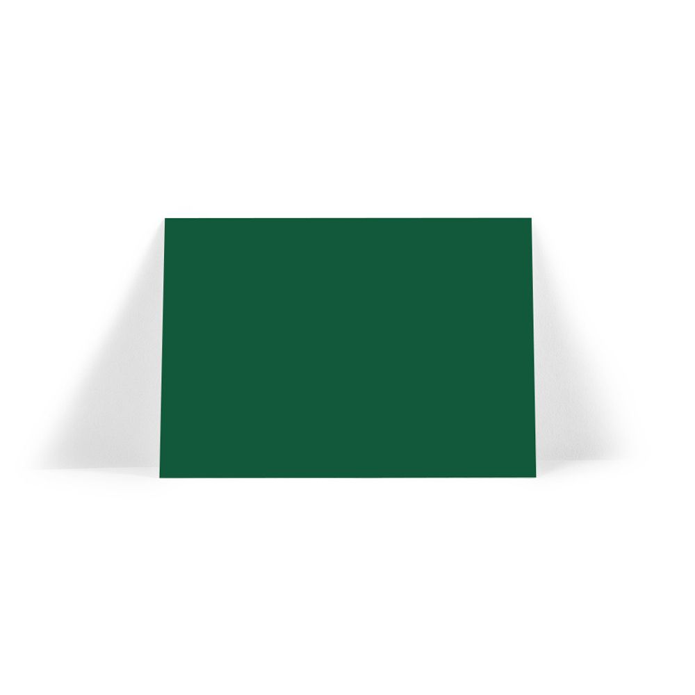 Plain Evergreen A6 Note Card