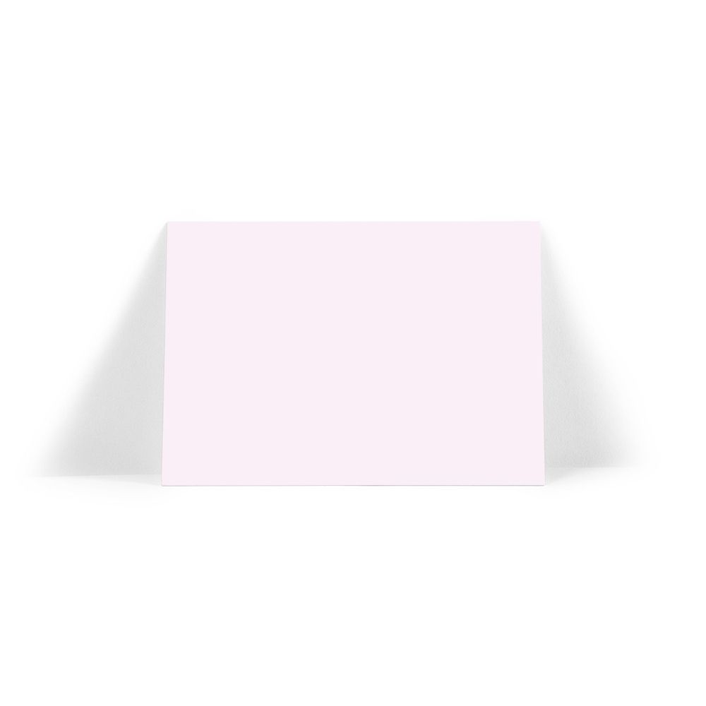 Plain Blush Pink A6 Note Card