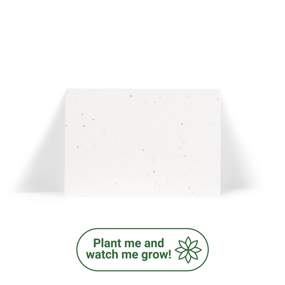 A6 Plantable Seed Paper Note Card