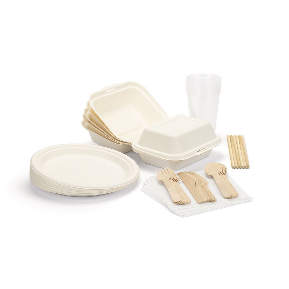 Summer Eco Friendly Food Safe Picnic Kit for 10 People