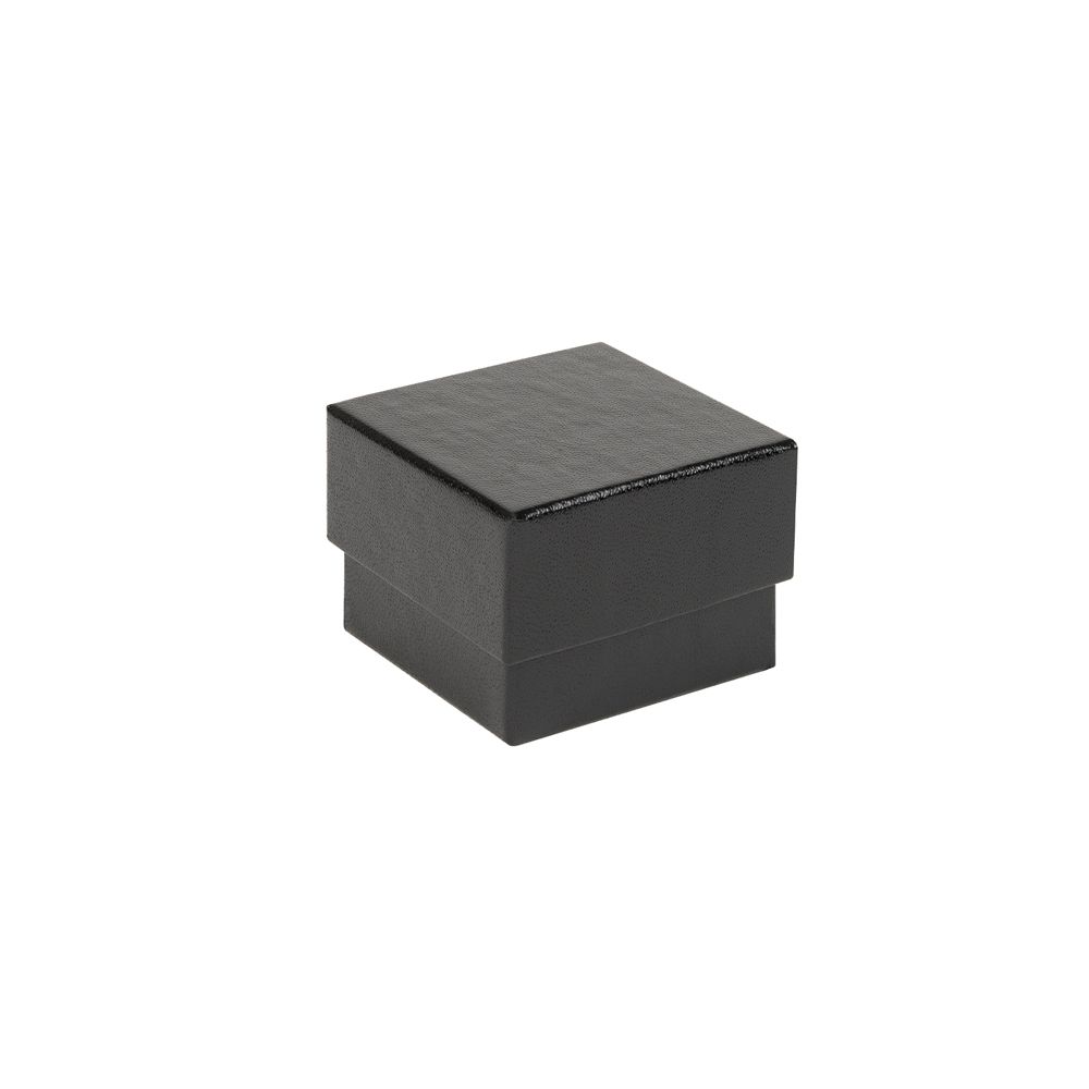 Black Embossed Recycled Ring Box
