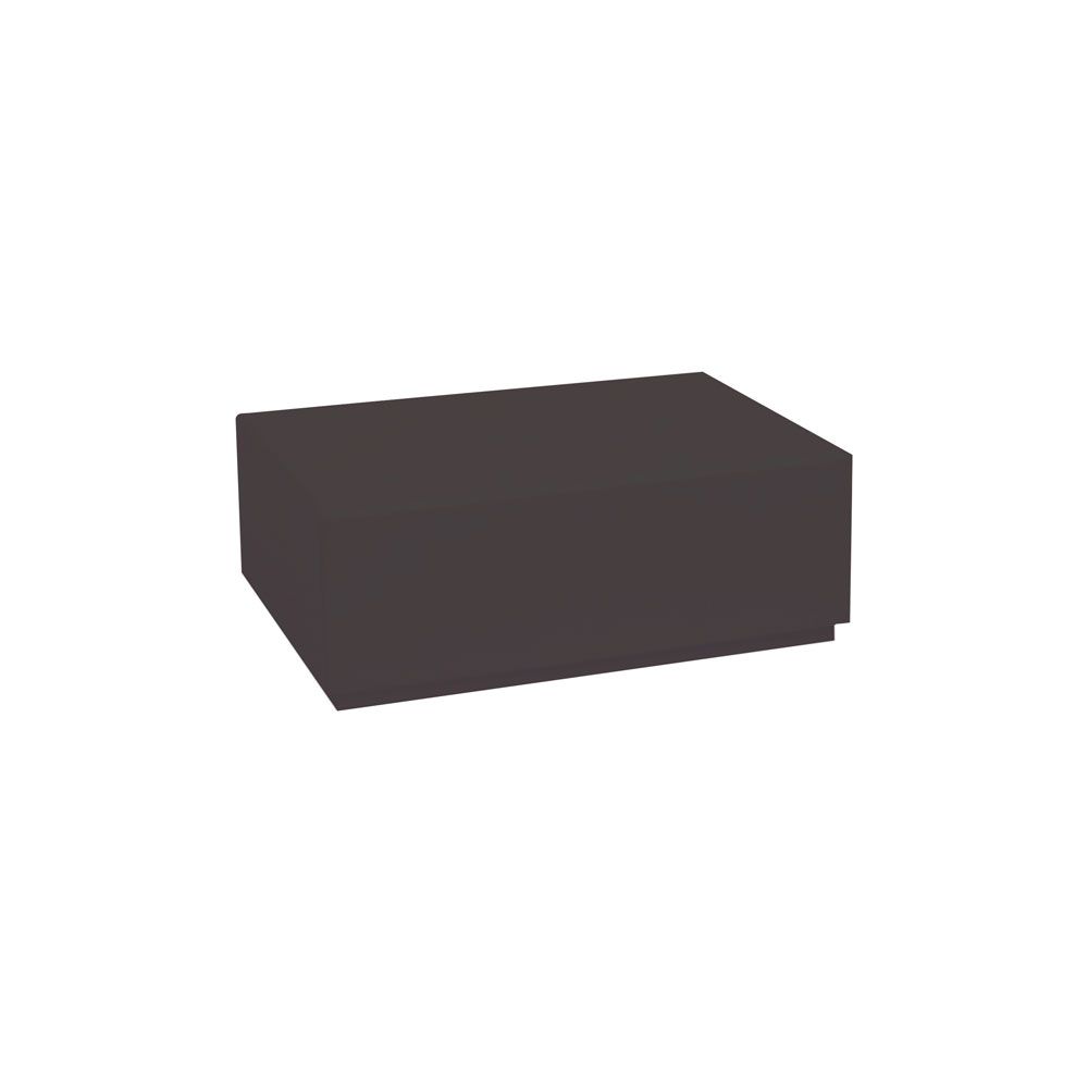 Black Rigid 2-Piece Postal Box / Gift Box 120mm length